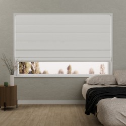 Vouwgordijn Vivienne transparant – dun geweven, verschillende schakeringen, op maat, kettingbediend