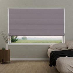 Vouwgordijn Violette dim‑out – ca. 95% verduisterend, op maat, kettingbediend