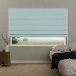 Vouwgordijn Vivienne transparant – dun geweven, verschillende schakeringen, op maat, kettingbediend