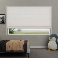 Vouwgordijn Victoria semi-transparant – lichtdoorlatend, op maat, kettingbediend