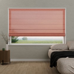 Vouwgordijn Victoria semi-transparant – lichtdoorlatend, op maat, kettingbediend