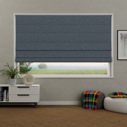 Vouwgordijn Valerie semi‑transparant – velourslook, op maat, kettingbediend