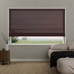 Vouwgordijn Vanessa semi-transparant – natuurlijk geweven, op maat, kettingbediend