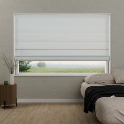 Vouwgordijn Vivienne transparant – dun geweven, verschillende schakeringen, op maat, kettingbediend