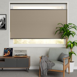 Plissegordijn Semitransparant reflecterende witte achterzijde semi transparante plisse gordijnen