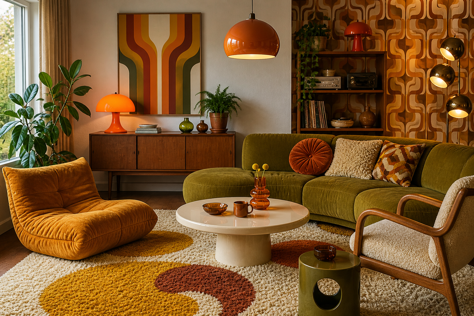 Jaren-70-interieur