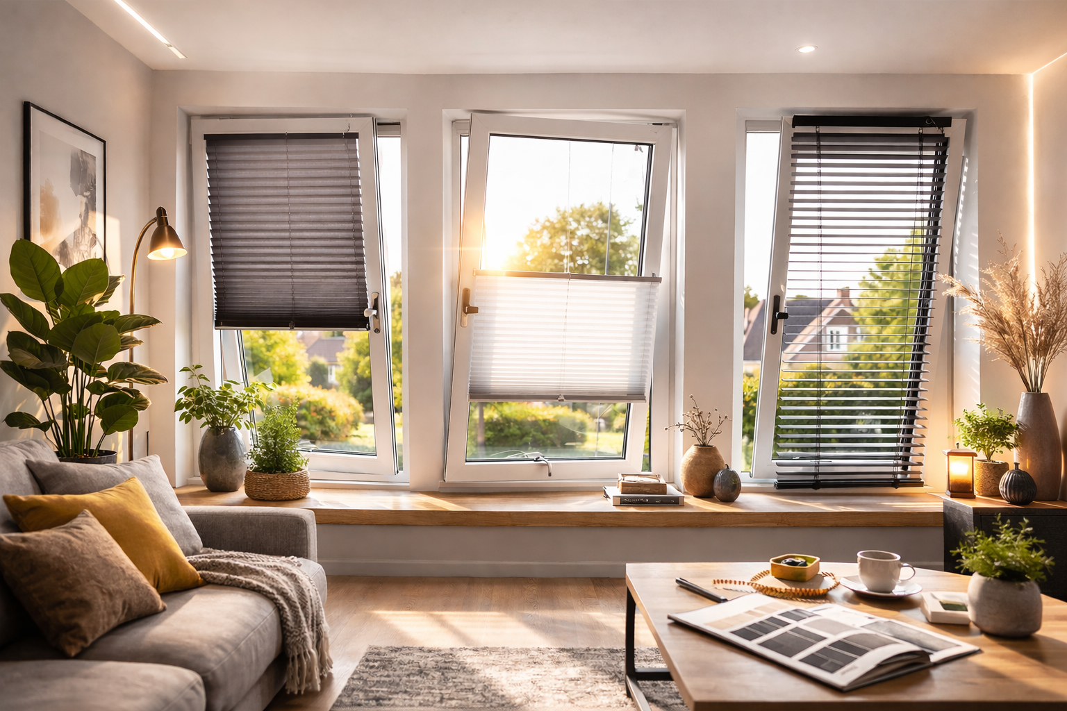 Raamdecoratie voor een draaikiepraam