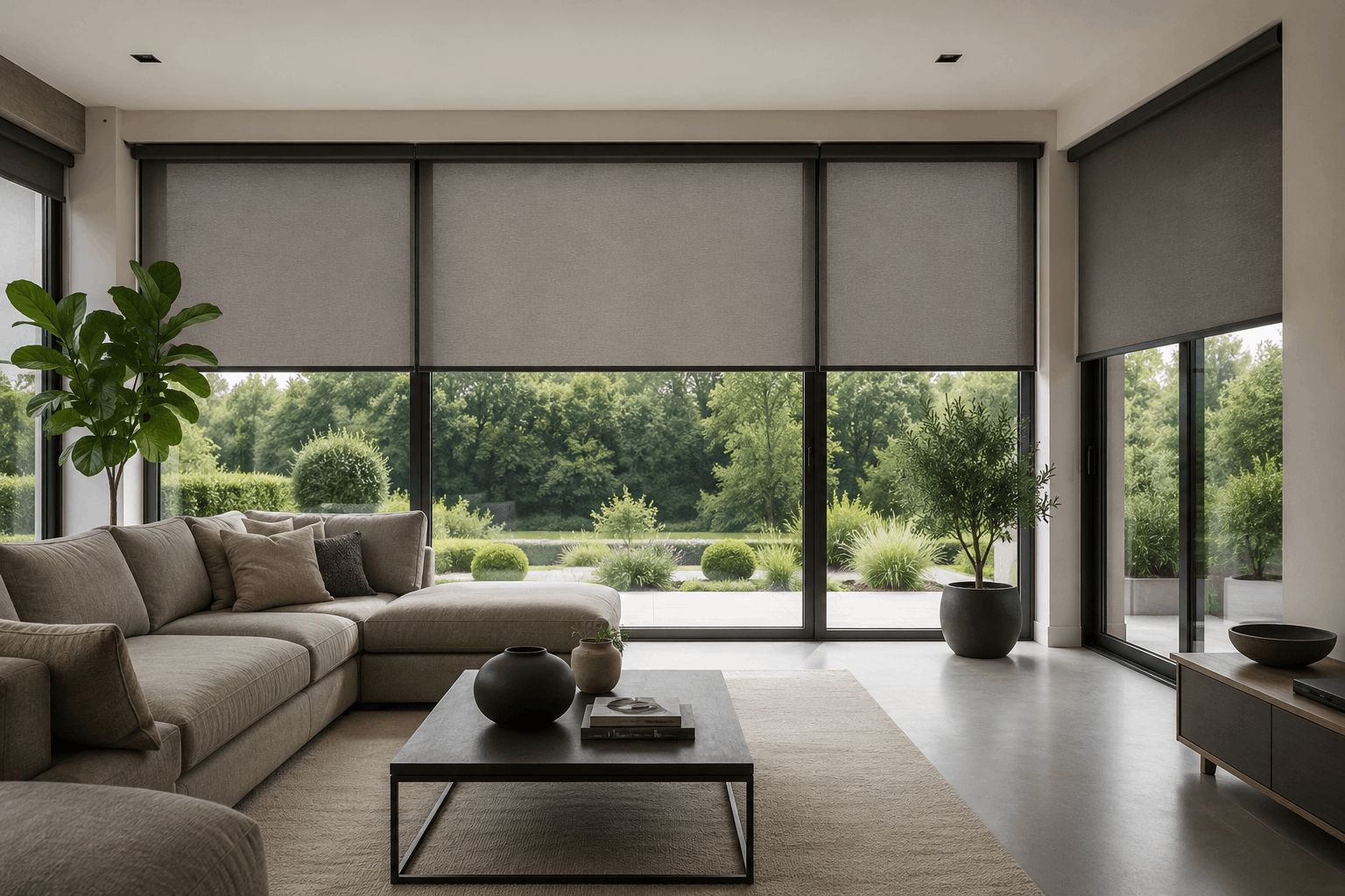 Raamdecoratie voor brede ramen